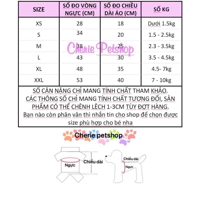 Áo nỉ chó LUCKY cho chó mèo
