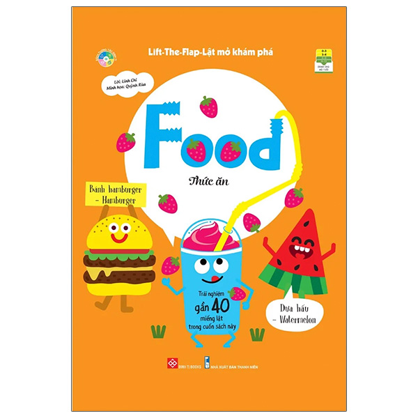 Fahasa - lift-the-flap - lật mở khám phá - food - thức ăn