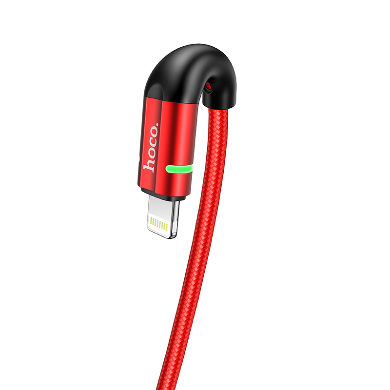 Cáp sạc nhanh Hoco U93 siêu bền 2.4A iPhone / Android/ iPad dây dài 1.2m