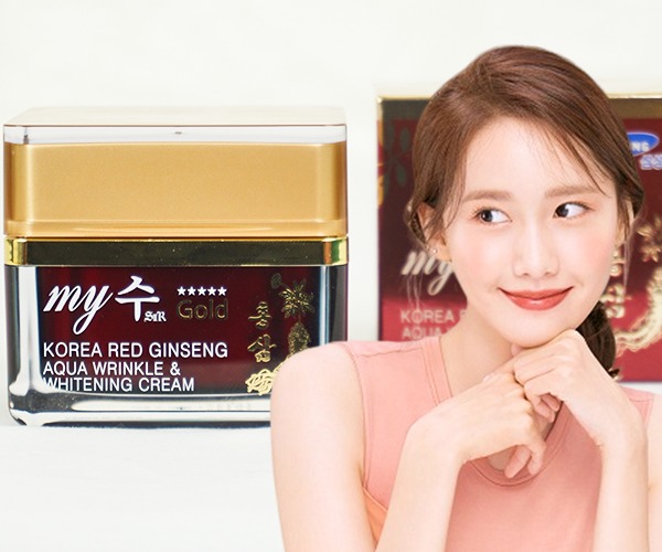 Kem Dưỡng Da Trắng Hồng Sâm My Gold Hàn Quốc (Đỏ)