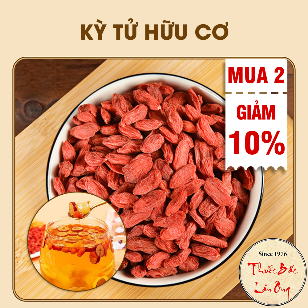 Kỳ tử Ninh Hạ 500g, hạt kỷ tử hữu cơ, hạt to, ngọt, pha trà, hầm canh, nấu chè dưỡng nhan