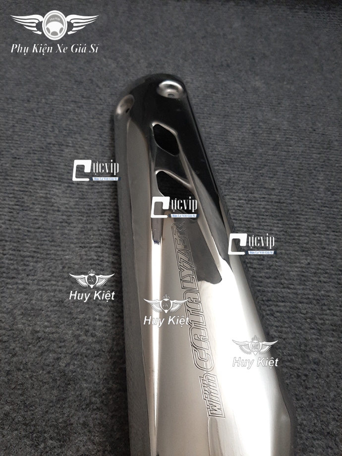 Ốp Che Pô Exciter 2010 (2008 - 2010) Inox 304 MS1655