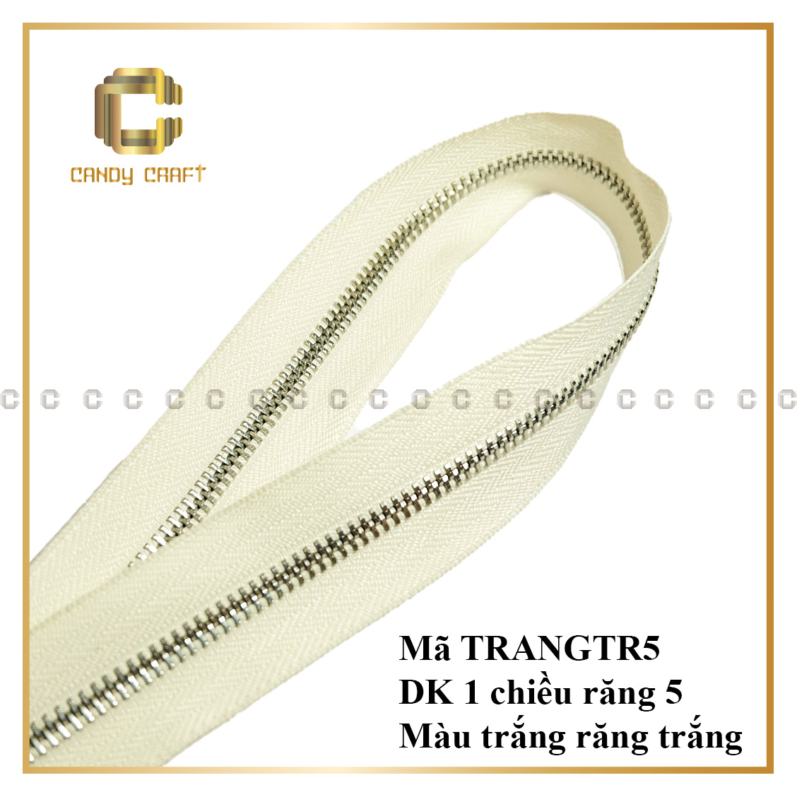 [HCM]Dây kéo 1 chiều răng 5  (chưa kèm đầu khóa) - phụ kiện làm túi xách