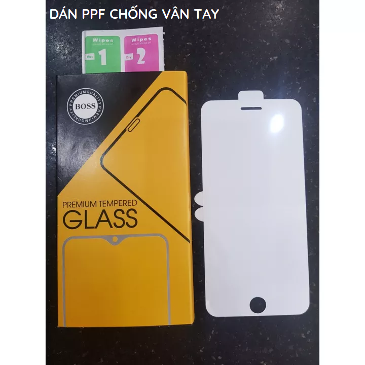 Dán PPF chống vân tay màn hình Miếng dán màn hình PPF Mặt Trước dành cho iPhone các dòng iP6/7/8, iP6/7/8 Plus, iPX, iPXr, iPXs Max, iP 11, iP 12 mini Pro Max