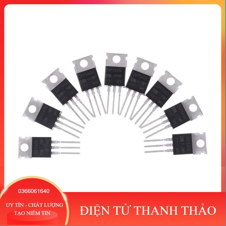 MOSFET IRF540N TO-220 33A 100V N-CH