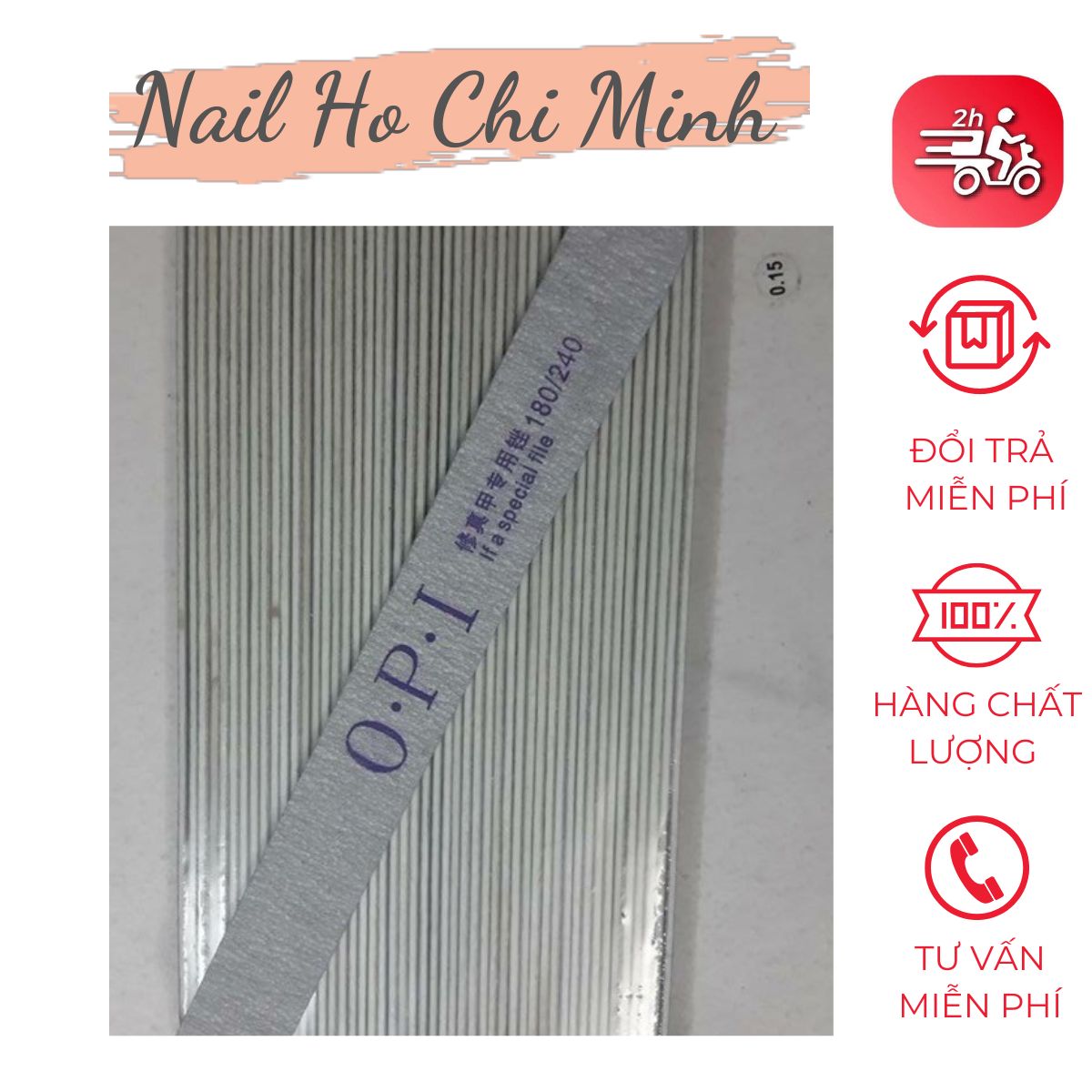 [GIÁ TỐT] Dũa dày và dũa mỏng O.P.I chính hãng chuyên dụng làm nail