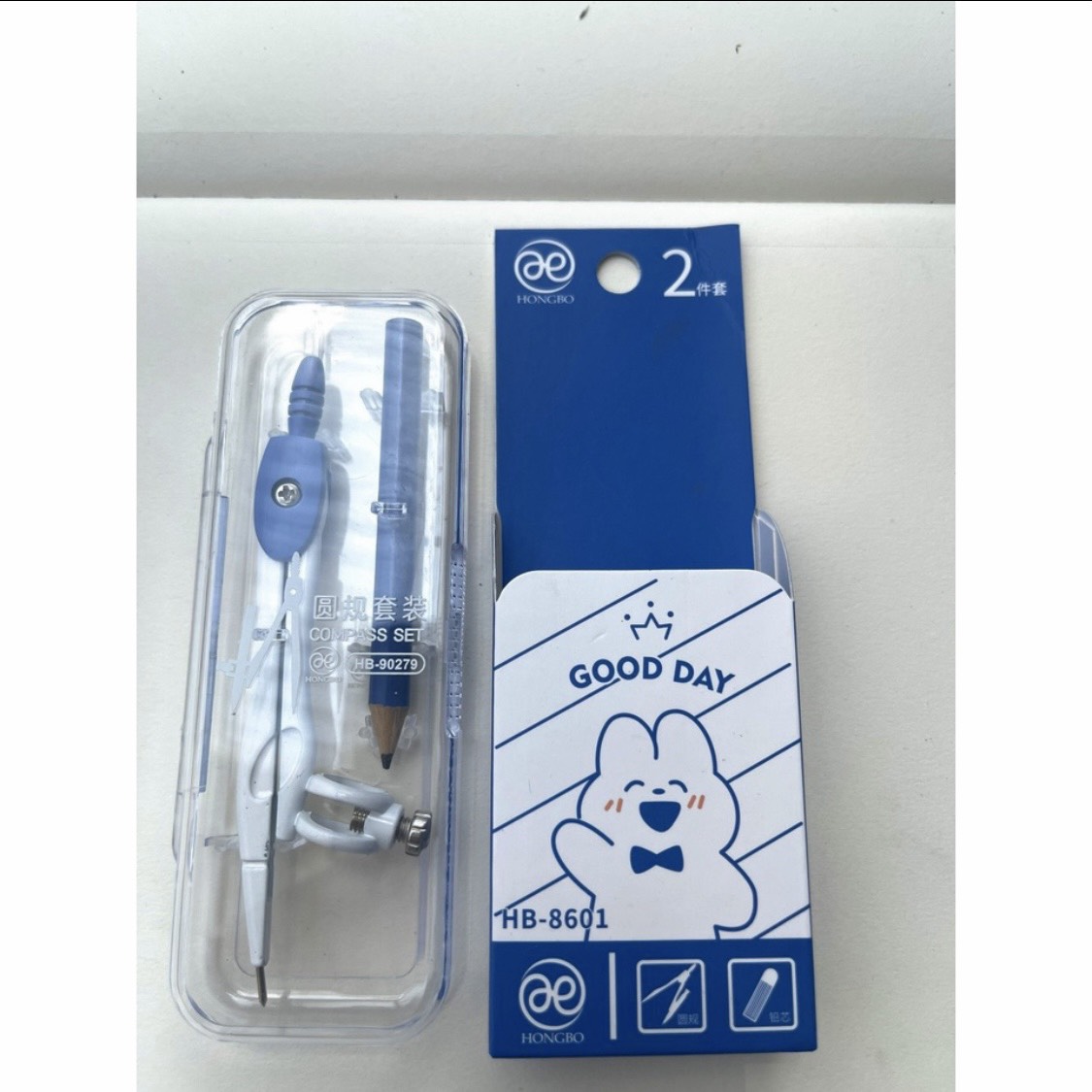 Bộ Compa chì Gỗ, Compa chì Kim Siêu Bền, Đẹp