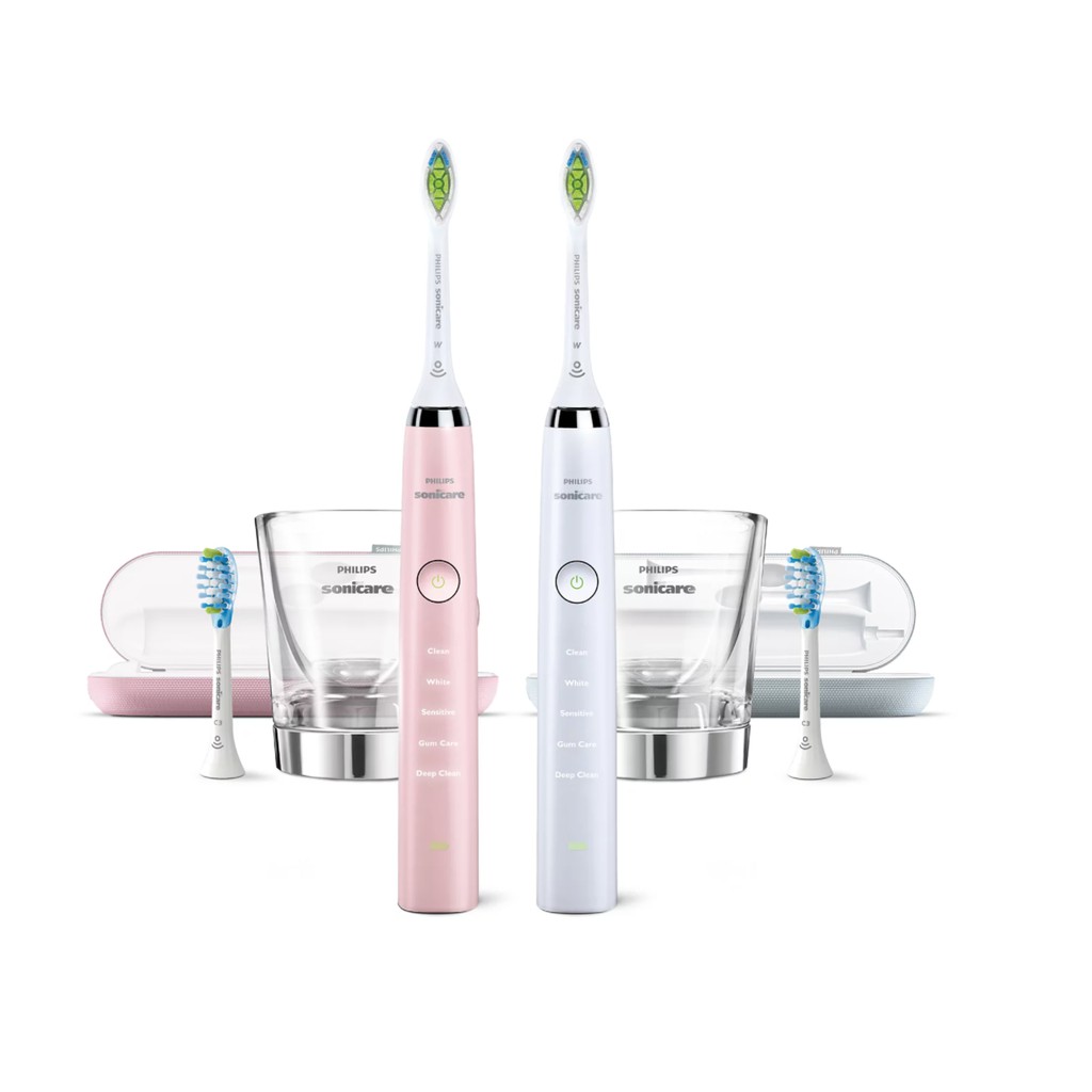 [HCM]Bộ đôi bàn chải điện Philips Sonicare DiamondClean Classic (Hàng Mỹ)