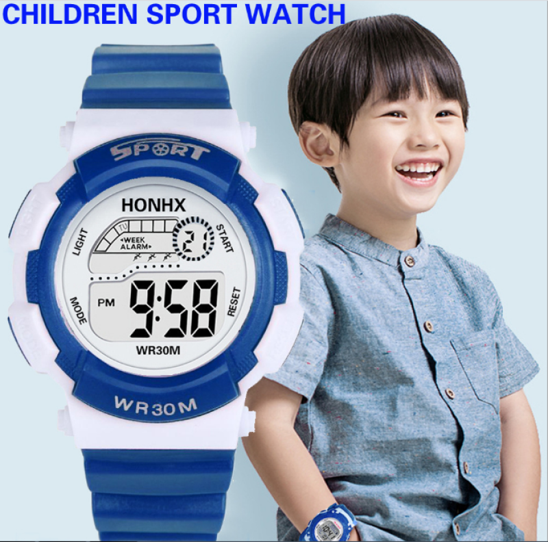 Nơi bán Đồng hồ trẻ em đeo tay thời trang chống thấm nước màn hình LEX kỹ thuật số chính hiệu Honhx Watch