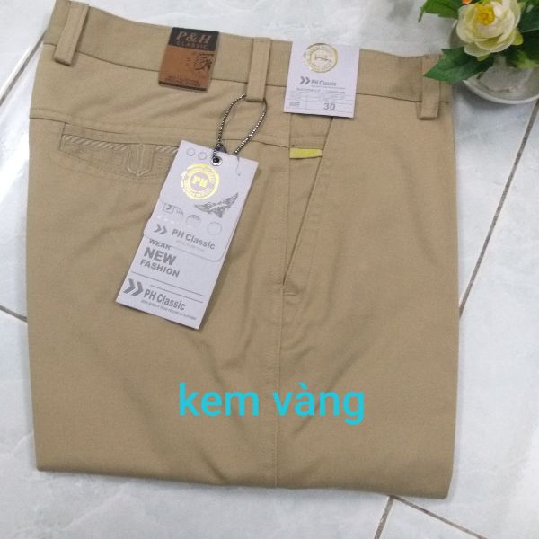 [HCM]Quần kaki trung niên màu