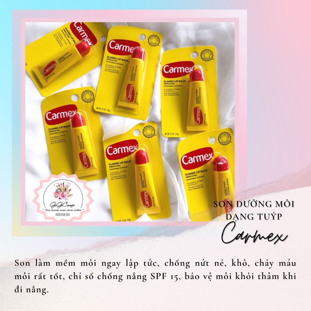 SON DƯỠNG MÔI CARMEX DẠNG TUYP 10GR