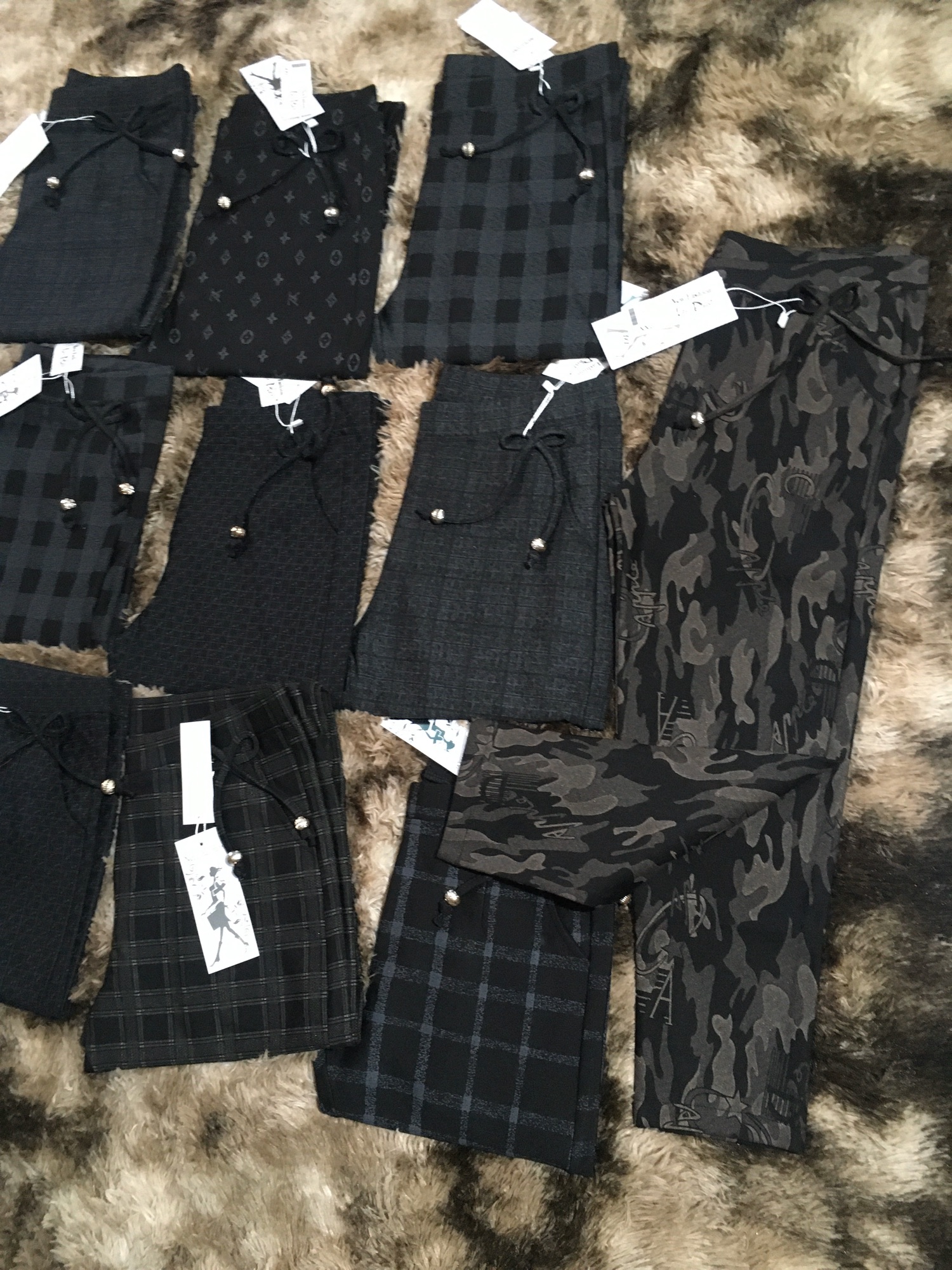 [HCM]Quần cotton sọc lỡ 9 tấc lưng thun
