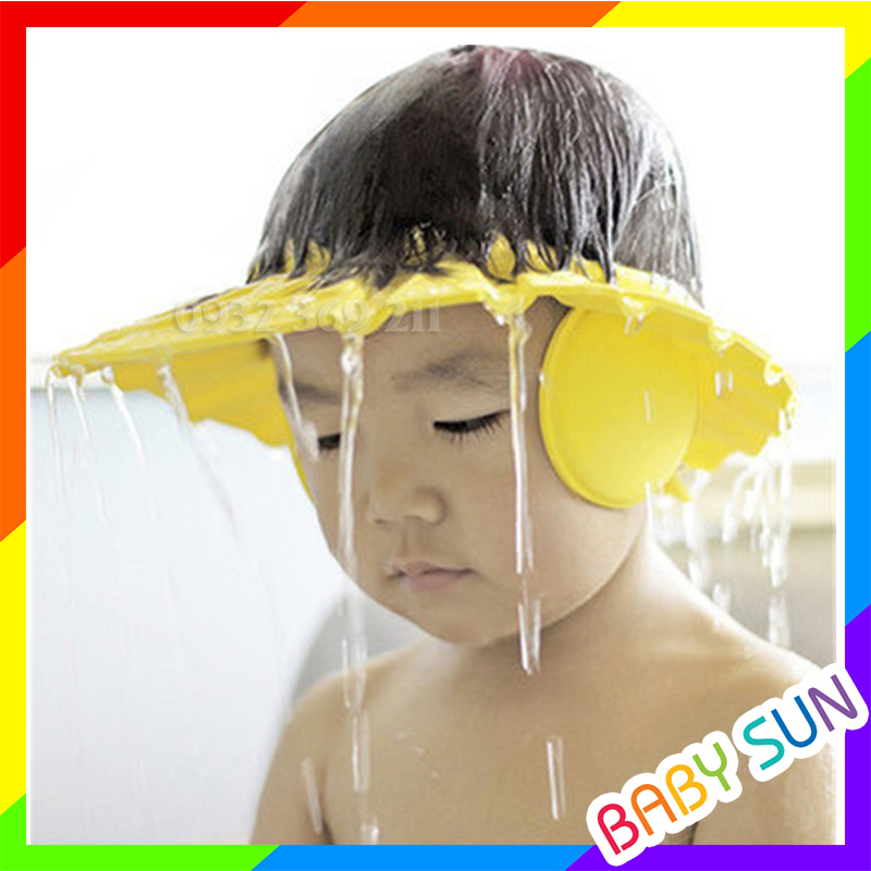 Mũ tắm, Nón gội đầu, Nón cắt tóc cho Bé.