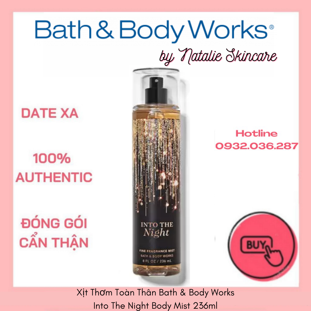 Xịt Thơm Toàn Thân Bath & Body Works Into The Night Body Mist 236Ml | Lazada.Vn