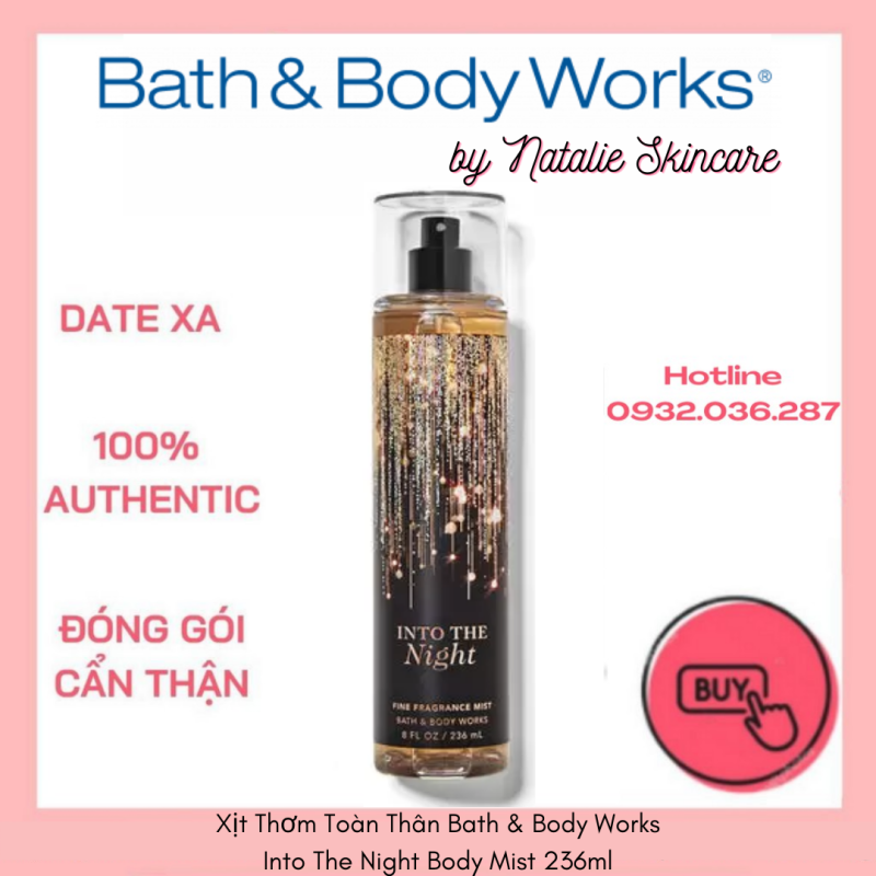 Xịt Thơm Toàn Thân Bath & Body Works Into The Night Body Mist 236ml
