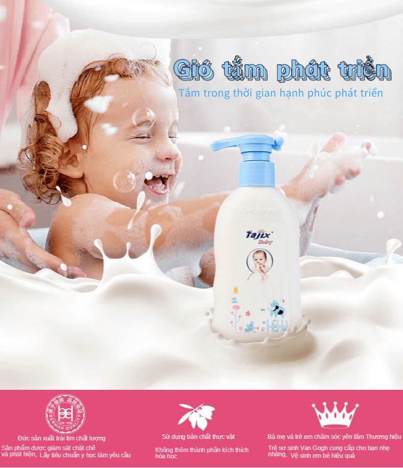 FAJIX đứa bé Sữa tắm dầu gội 2 in 1 (160ML)