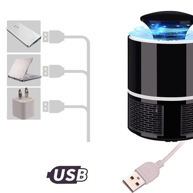 Đèn bắt muỗi bắt côn trùng thông minh đầu cắm USB