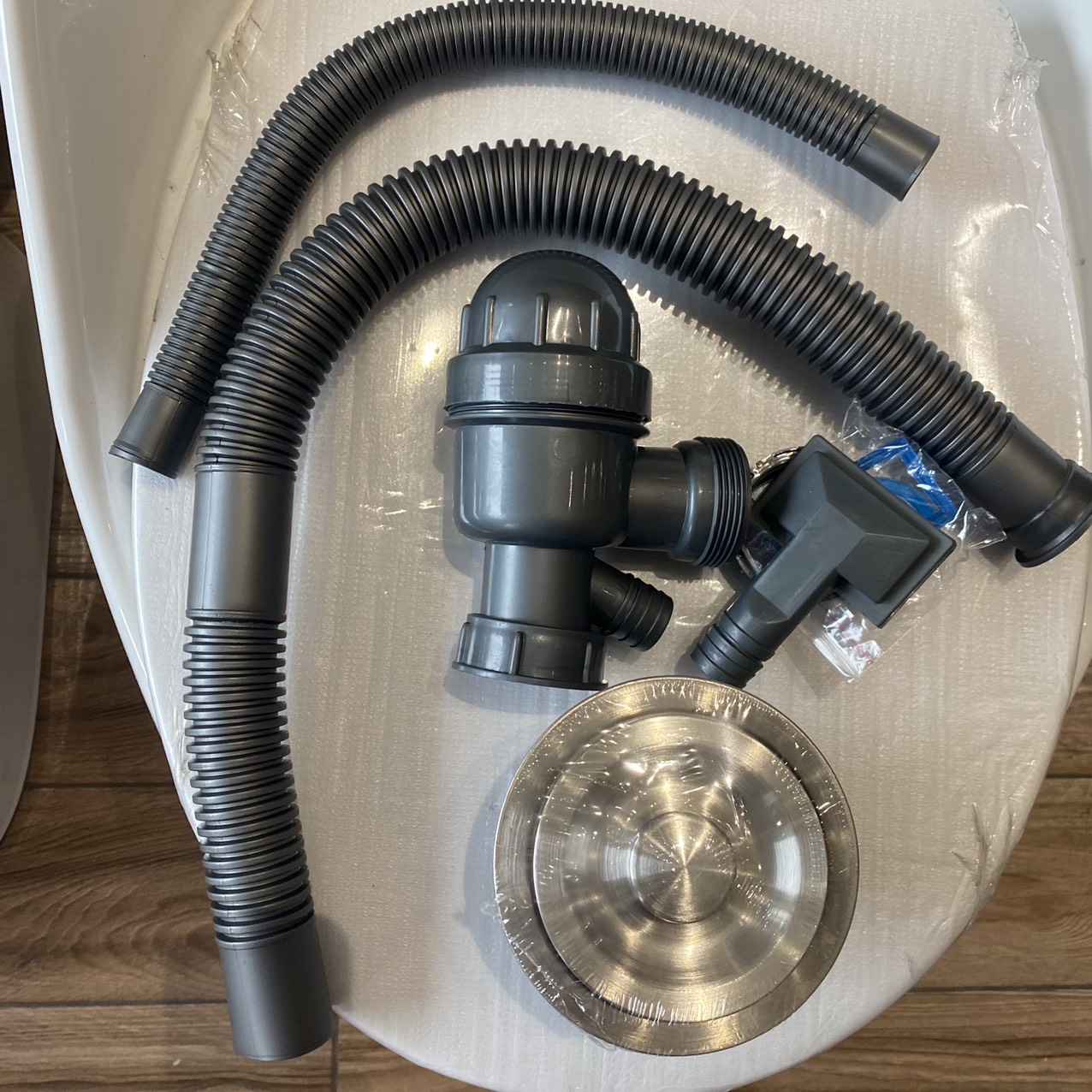 BỘ XẢ CHẬU RỬA CHÉN BÁT INOX 304 phi 110