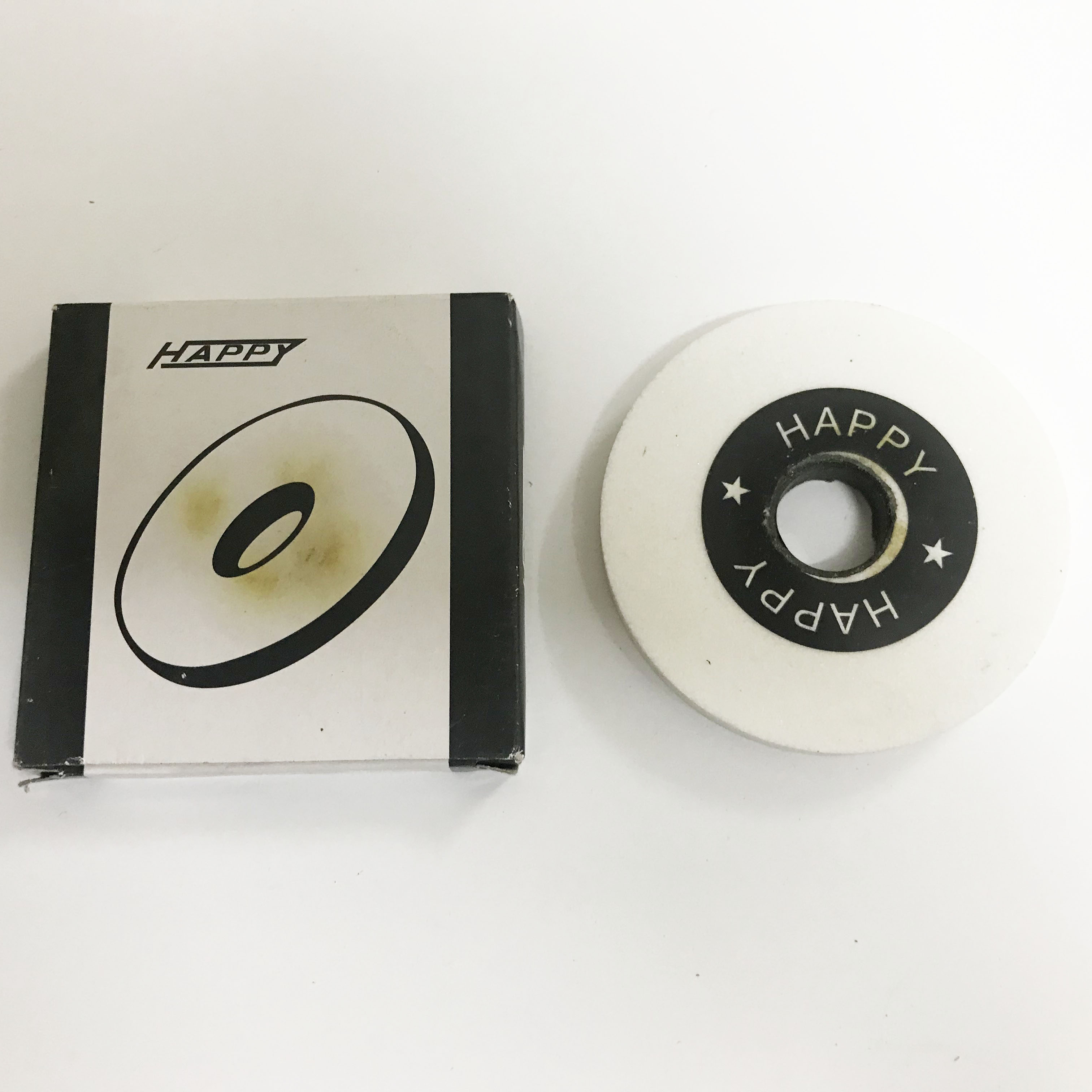 Combo 02 Đá mài dao dẹp trắng HAPPY (dao máy lạng da) - Vinasum