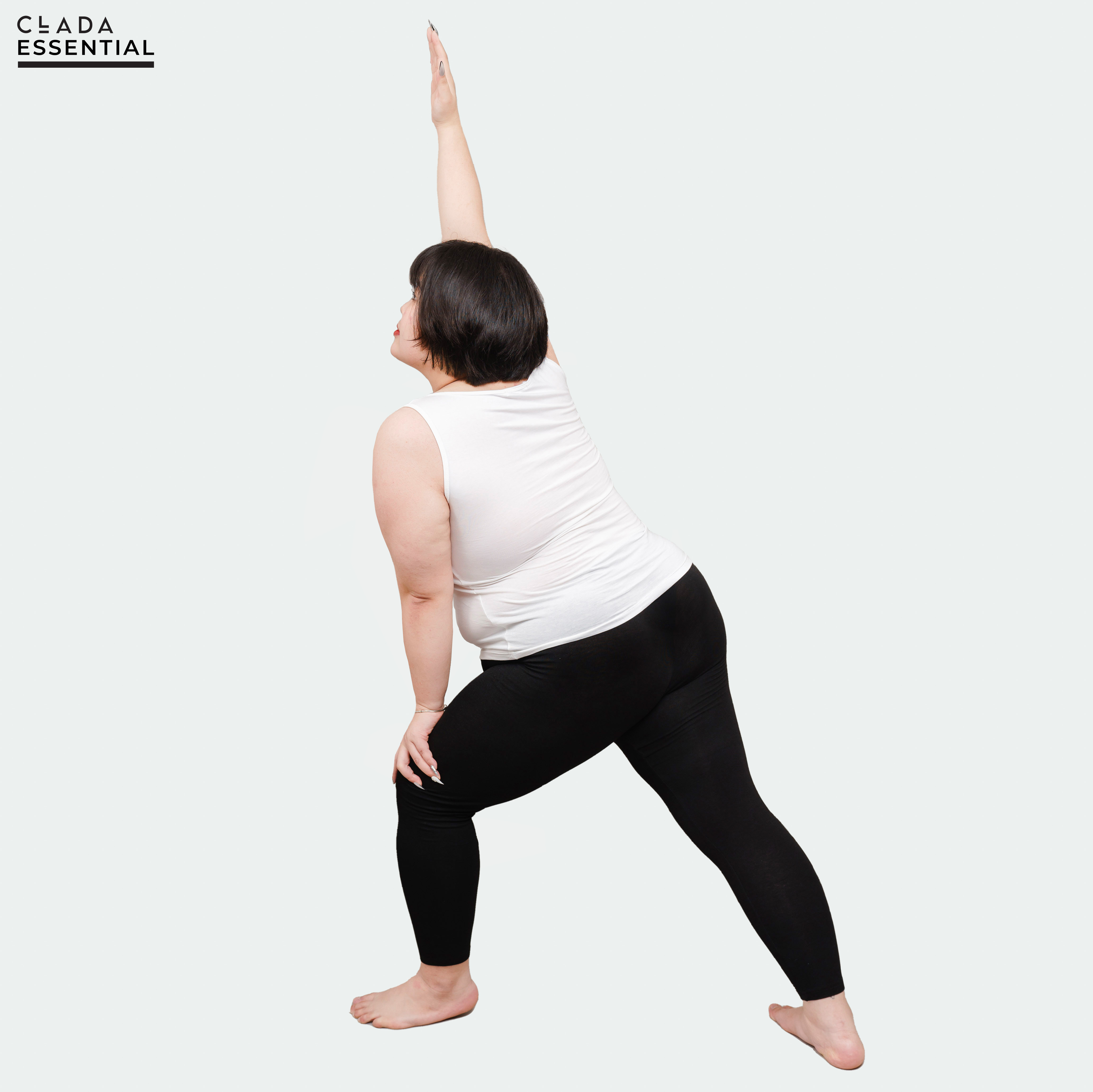 Áo ba lỗ nữ bigsize thương hiệu CLADA - Trắng