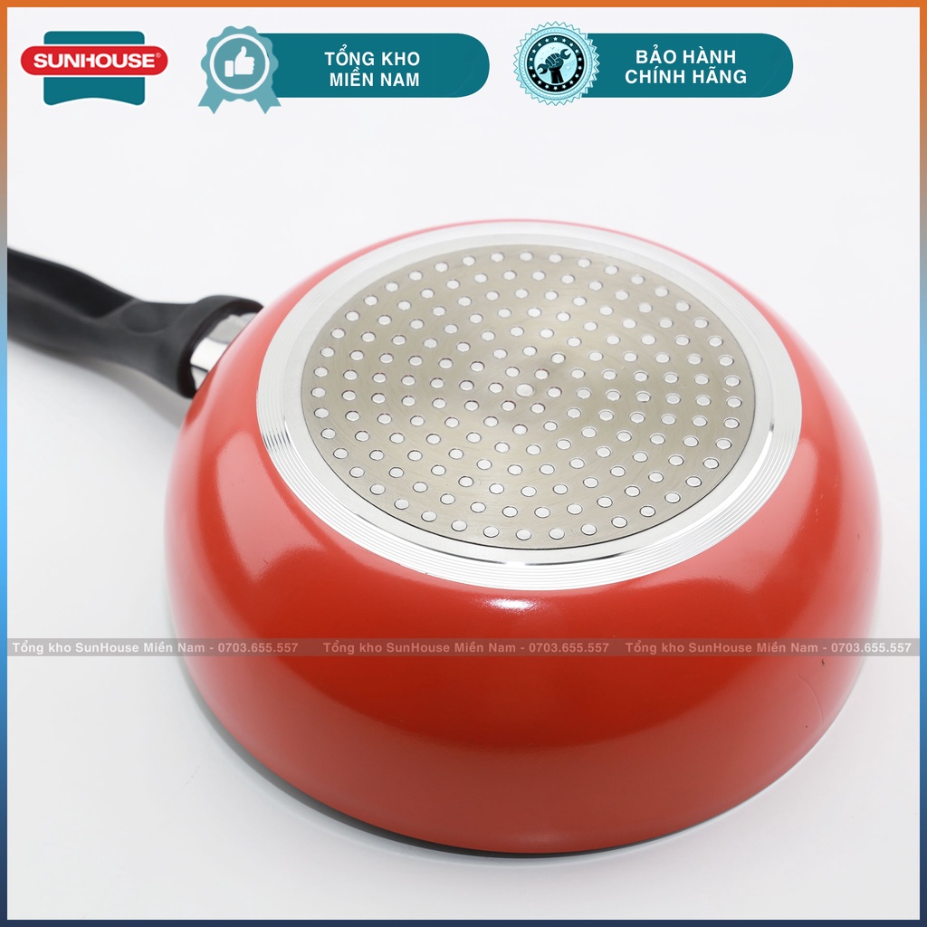[SHS20MO/SHS28MO SUNHOUSE] Chảo chống dính đáy sâu 20/28 cm