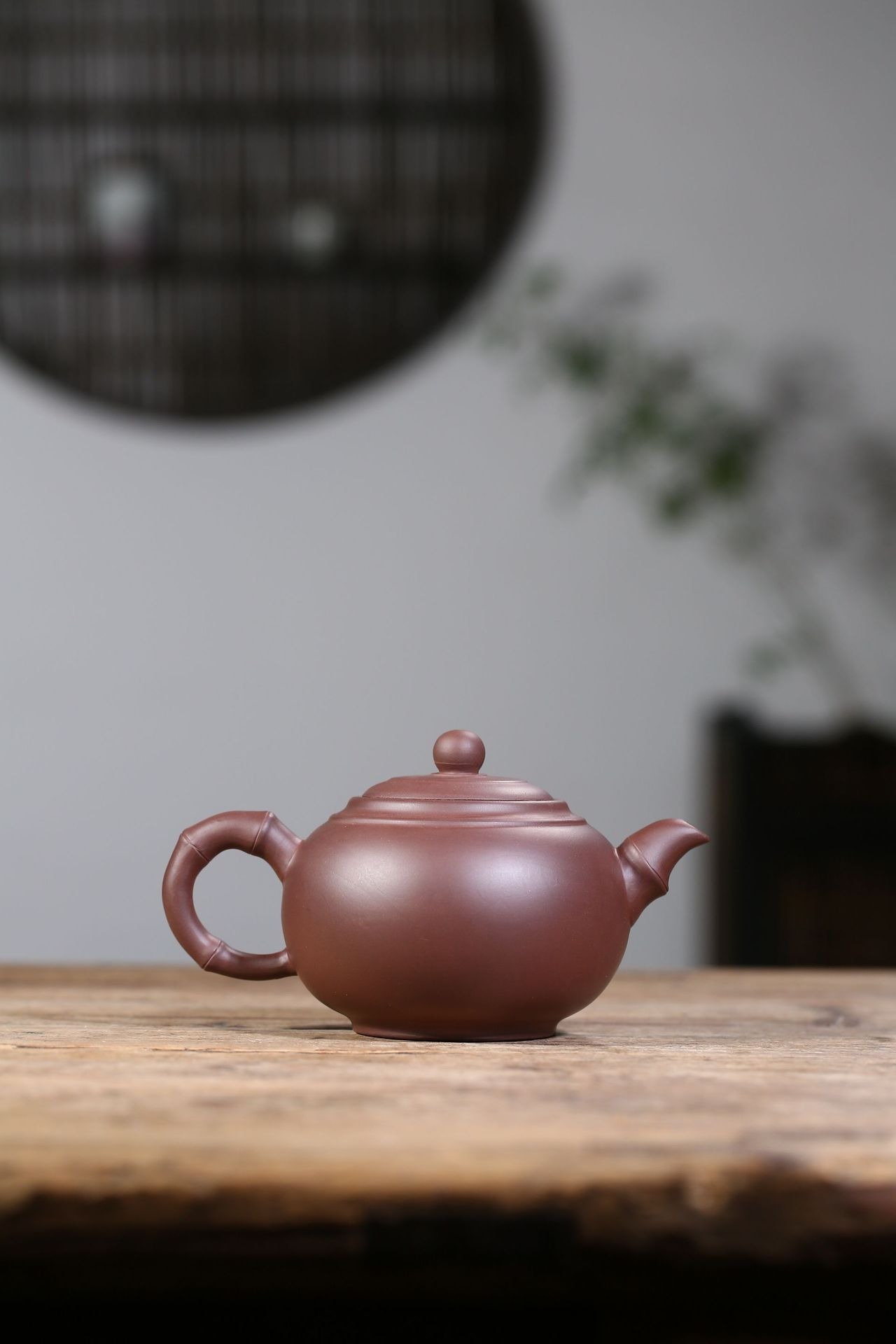 Ấm Tử Sa Nghi Hưng Trúc Đoạn 450 ml (Tử Nê)