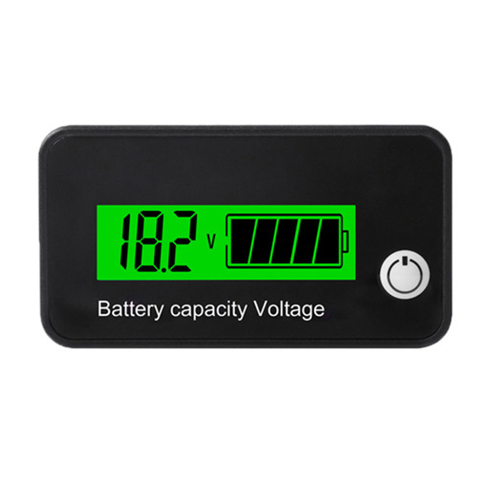 DC công suất pin Vôn kế DC 12V-72V 8-90V pin lithium chì-axit Pin tỷ lệ phần trăm Công suất vôn kế đồng hồ đo điện