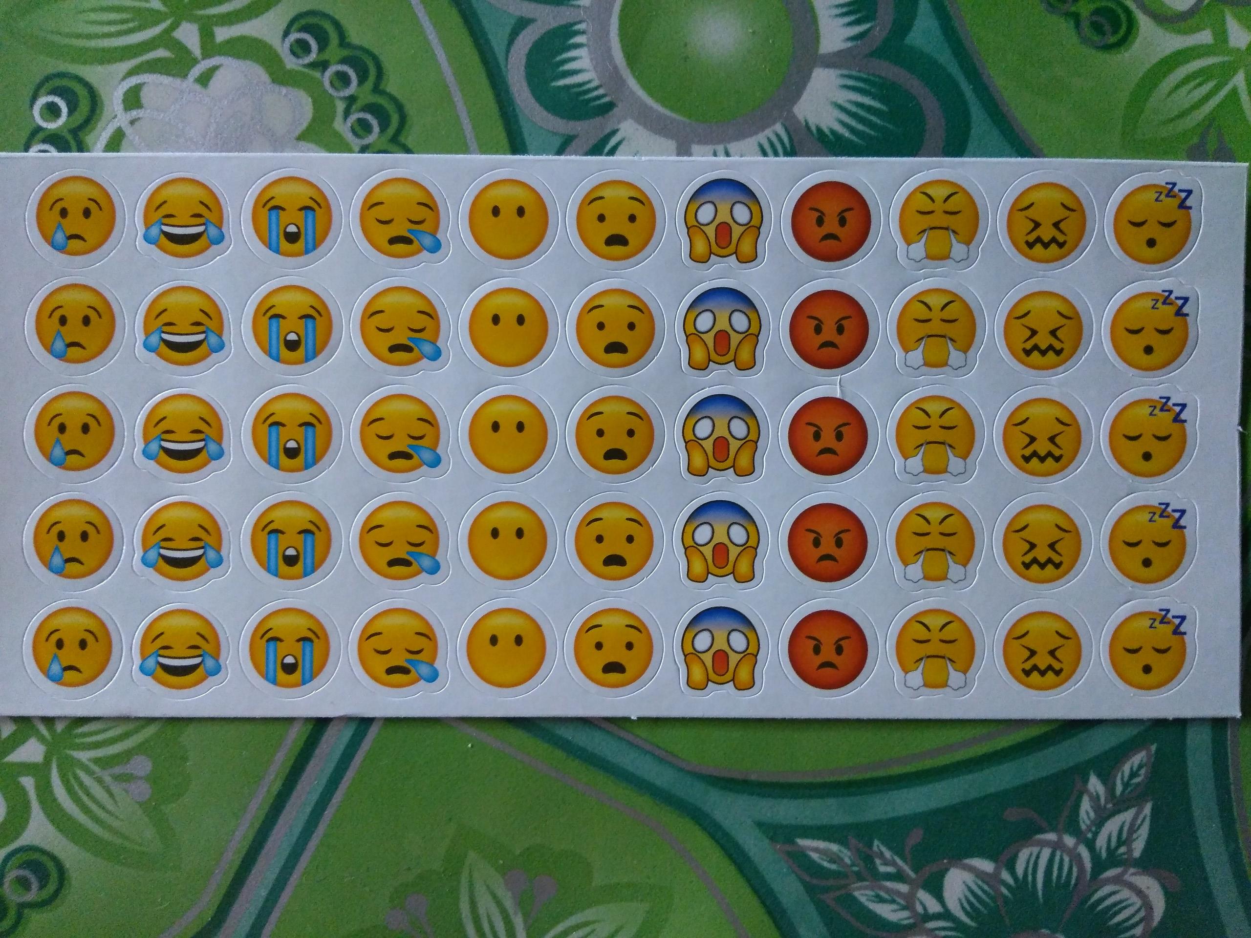 [HCM]Set 6 tấm Sticker cảm xúc 10K