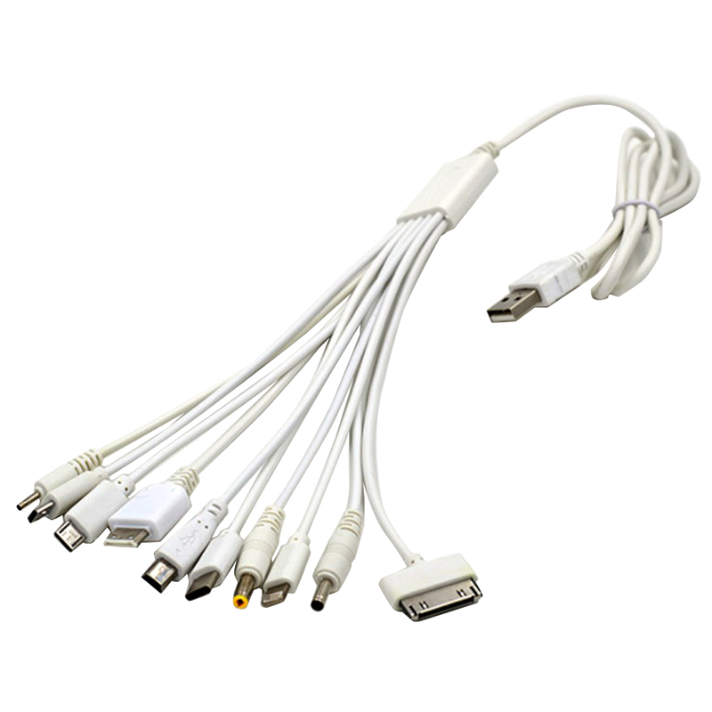 Inbdvt2z cáp sạc usb đa năng 10 trong 1 mới cho điện thoại di động iphone6/7