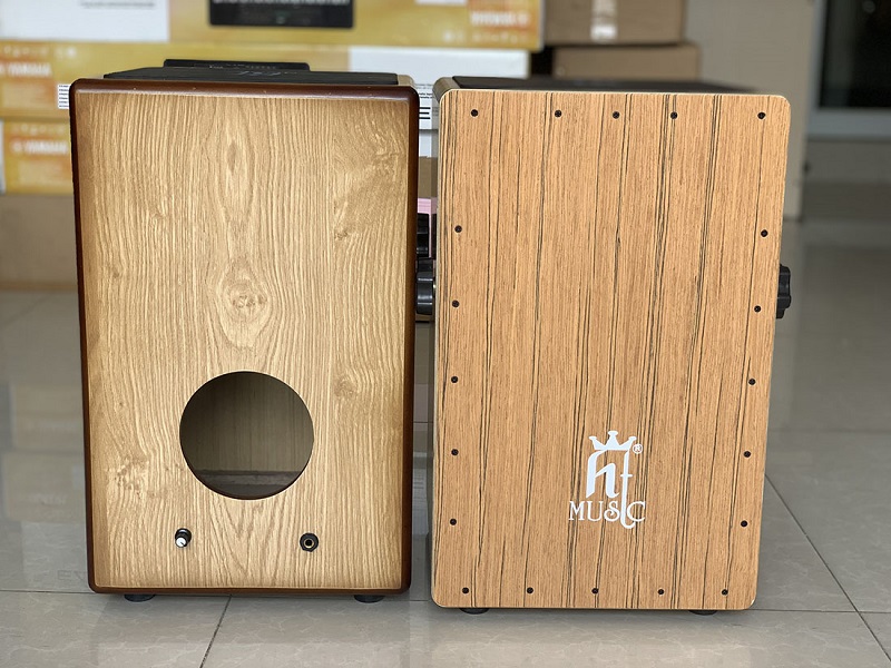 Trống cajon gỗ sồi có EQ hãng HT music