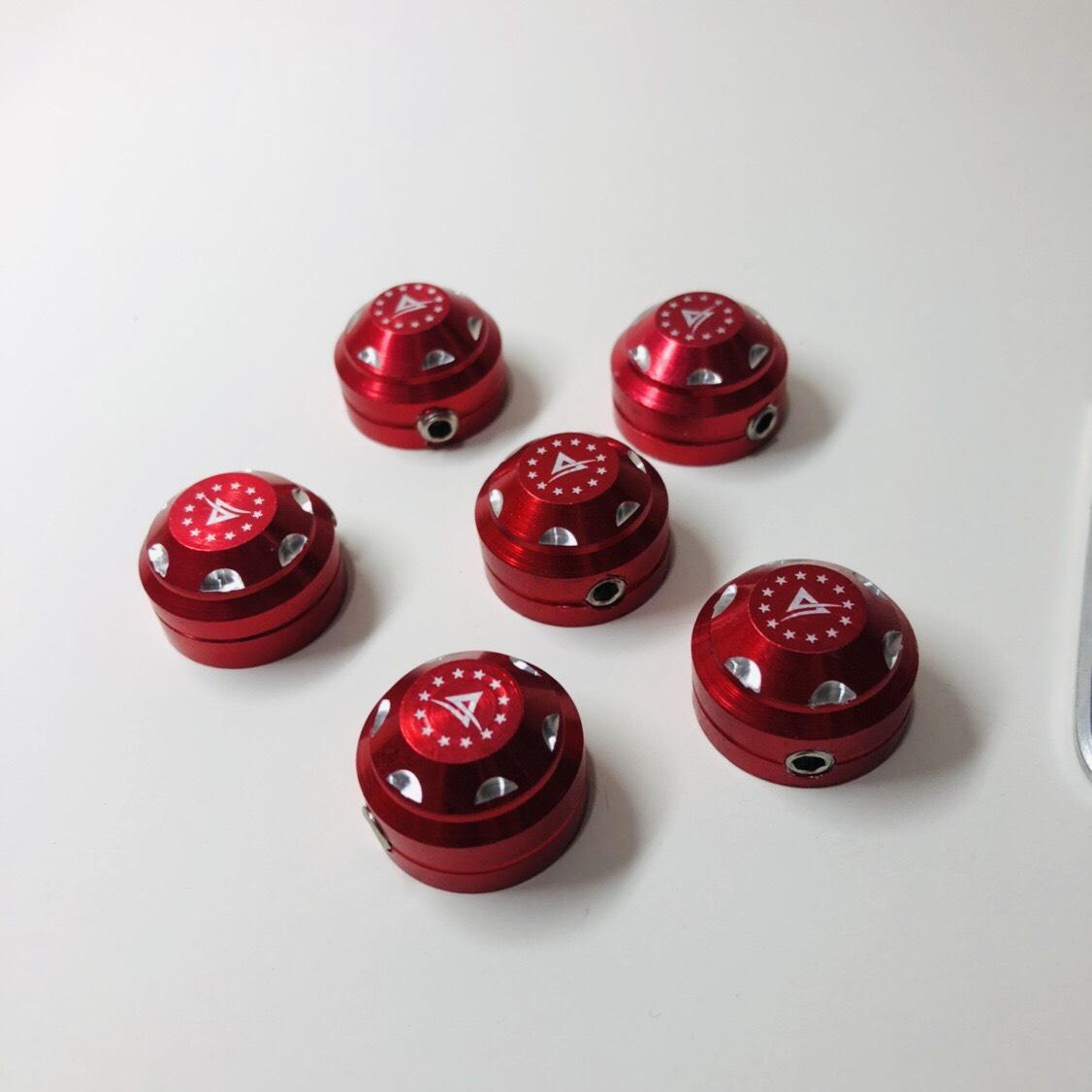 COMBO 6 nắp nhôm chụp ốc heo dầu nhôm nguyên khối lên màu cực đẹp gắn tất cả các dòng xe _nhiều màu