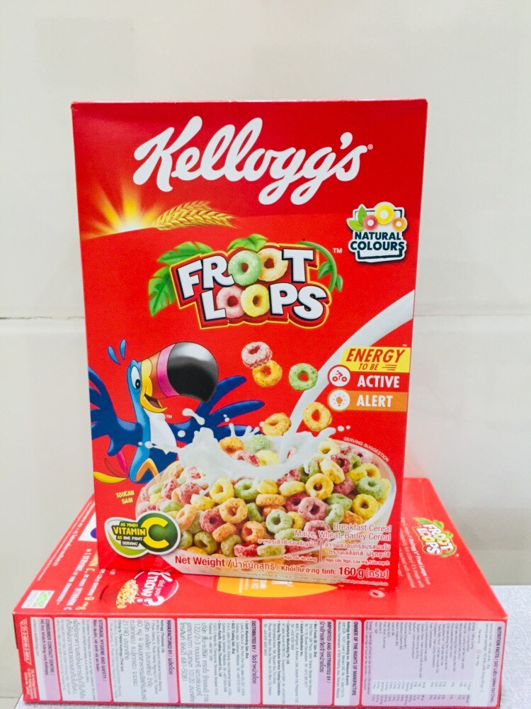 ngũ cốc ăn sáng Kellogg's Froot Loops 150g