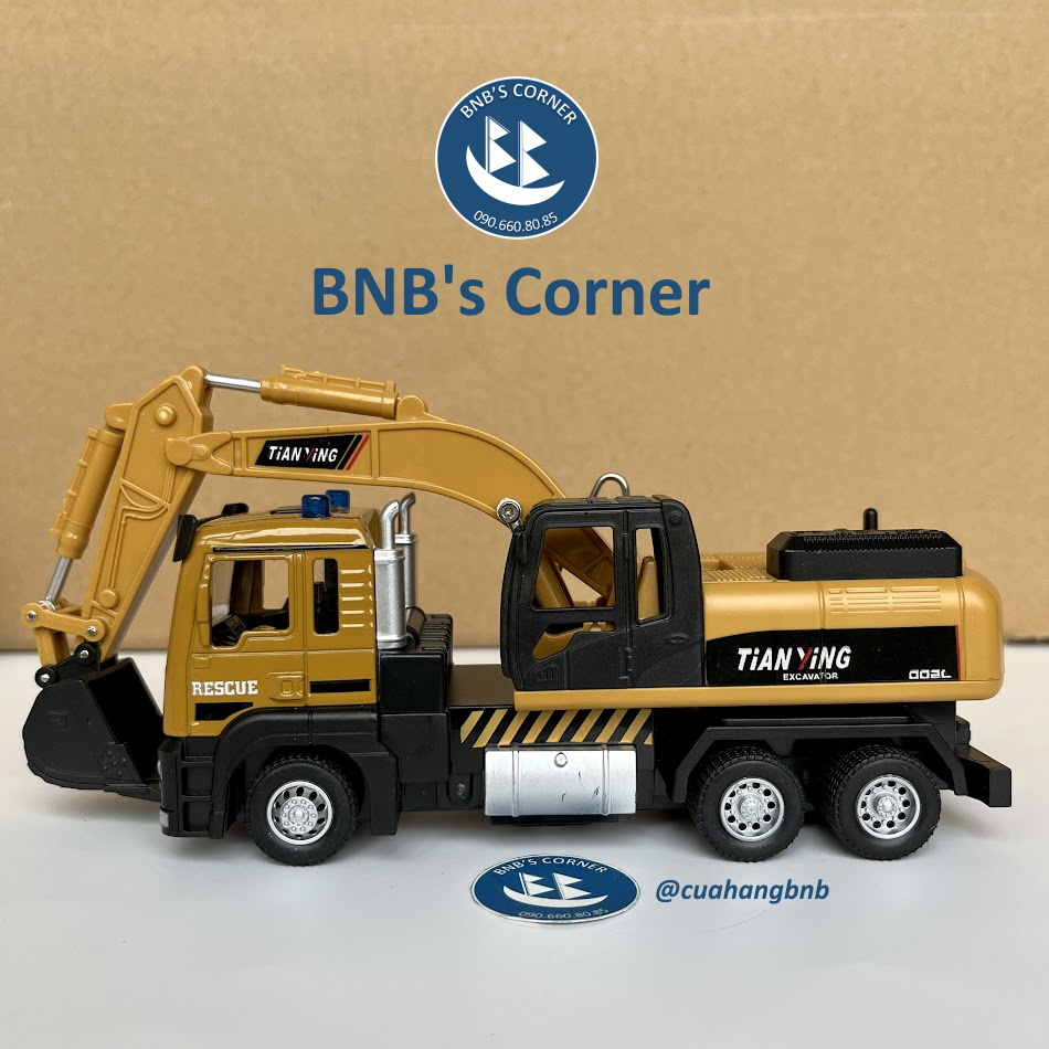[BNB's Corner] Mô hình xe trộn bê tông/xe máy xúc hãng TY Models