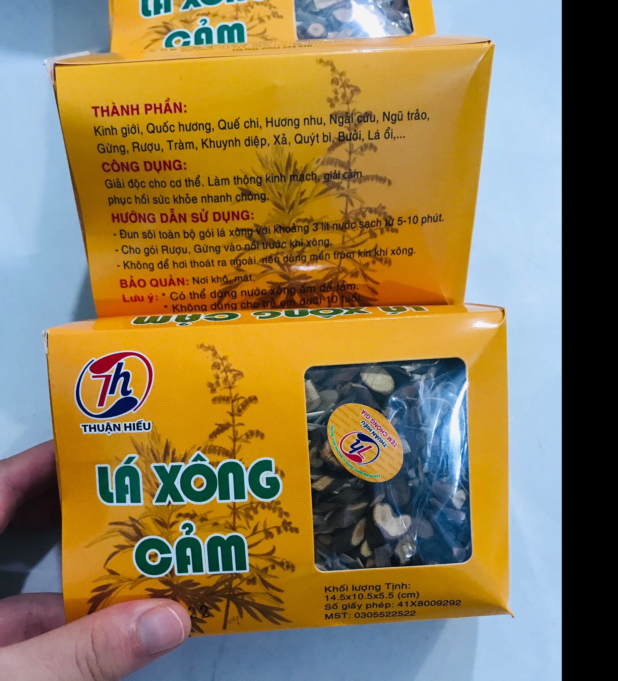 Combo 10 Gói Lá Xông Cảm Thuận Hiếu