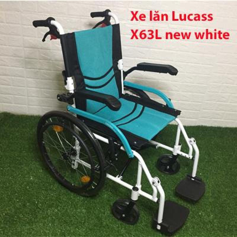 Xe lăn hợp kim nhôm nhẹ Lucass X63L new nhập khẩu