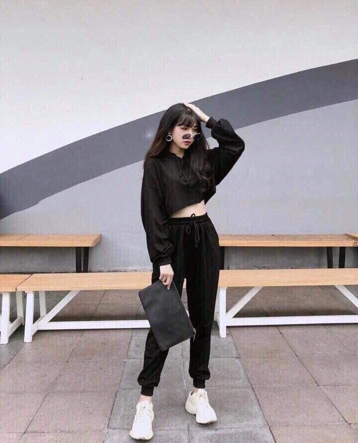 SET BỘ ĐỒ NỮ THỂ THAO CROPTOP  SIÊU HOT