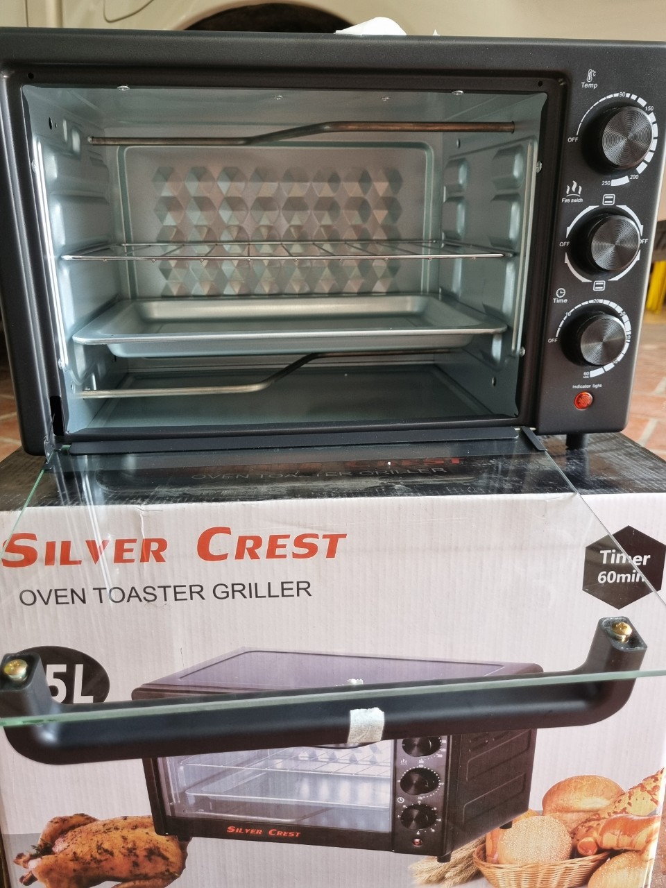 Lò nướng điện đa năng 25l Silver Crest