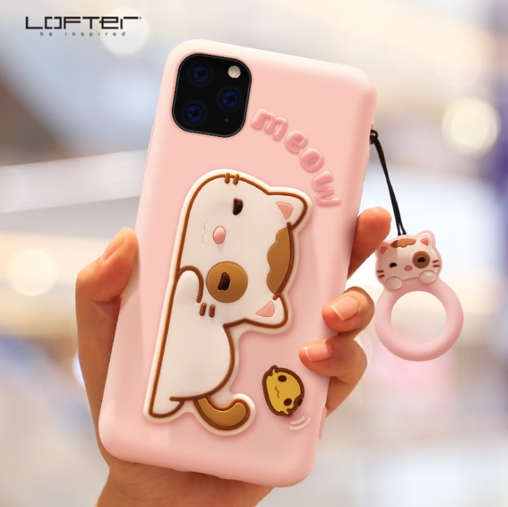 [HCM]Ốp lưng Thú Cưng Dễ thương Cho Iphone12 ( LOFTER )