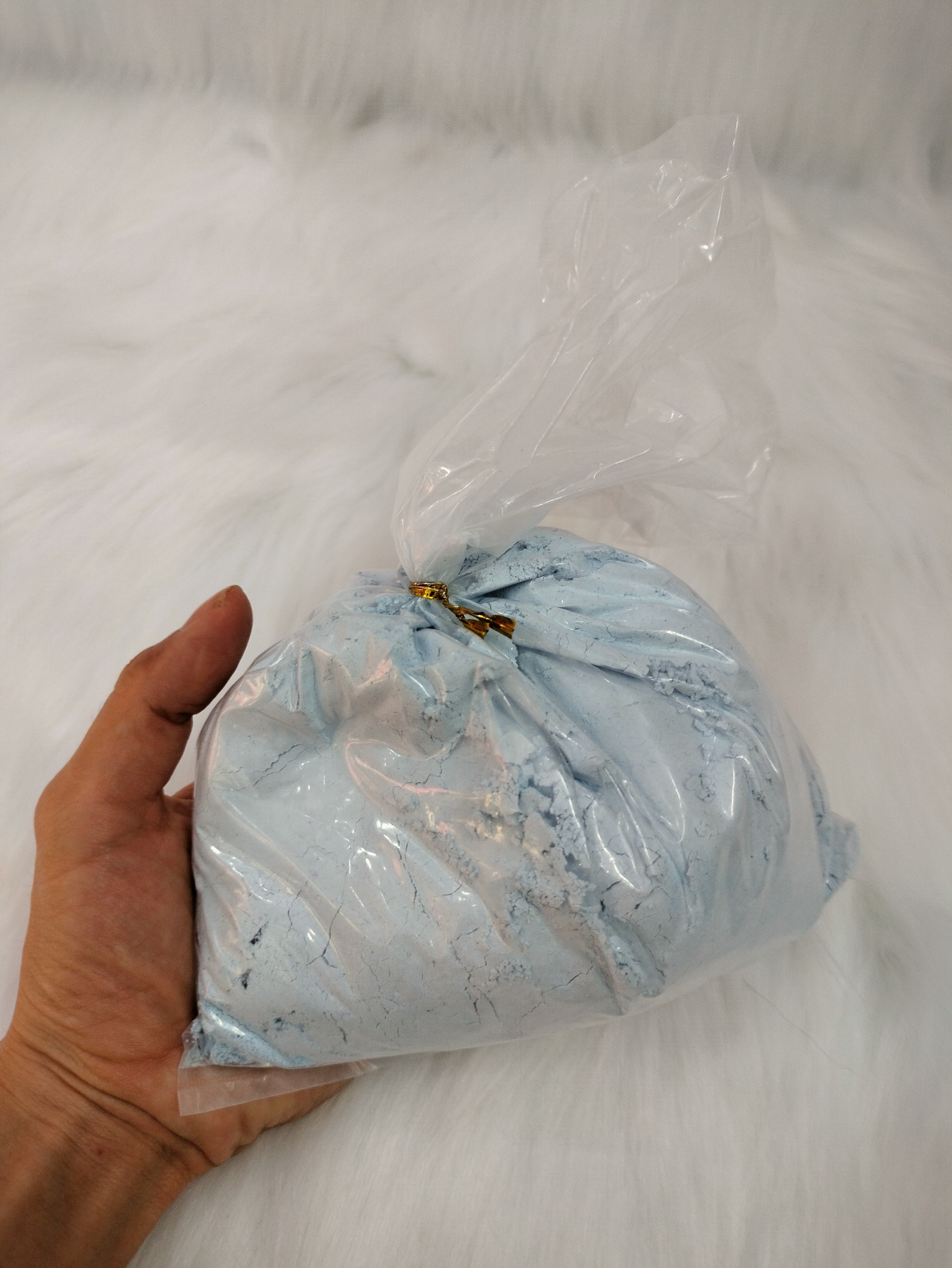 500gram Bột tẩy tóc màu xanh nhạt