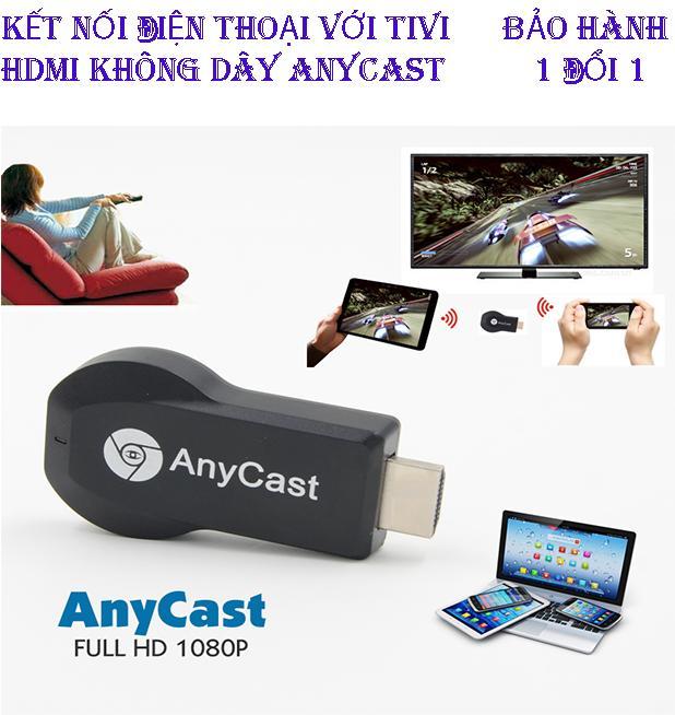 HDMI Không dây Anycast M2 Plus giá rẻ, Bộ Phát HDMI Không Dây Kết Nối Điện Thoại, Laptop với TV‎ - BẢO HÀNH 1 ĐỔI 1 TRÊN TOÀN QUỐC