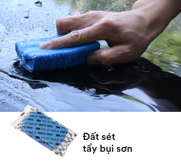 Đất Sét Tẩy Bụi Sơn 3M Siêu Sạch