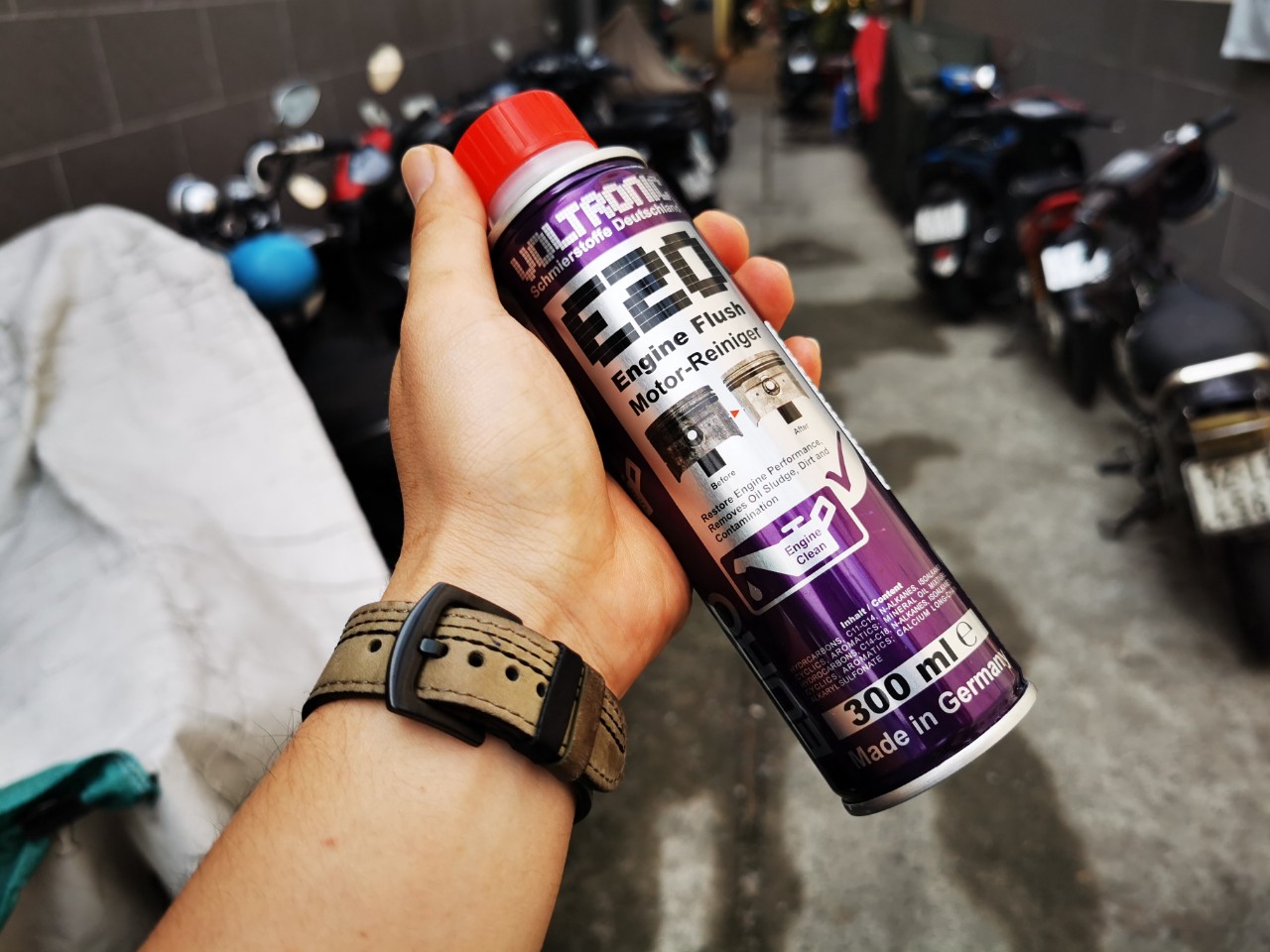 [HCM]Phu Gia Vệ Sinh Rửa Động Cơ Voltronic E20 Engine Flush 300ml