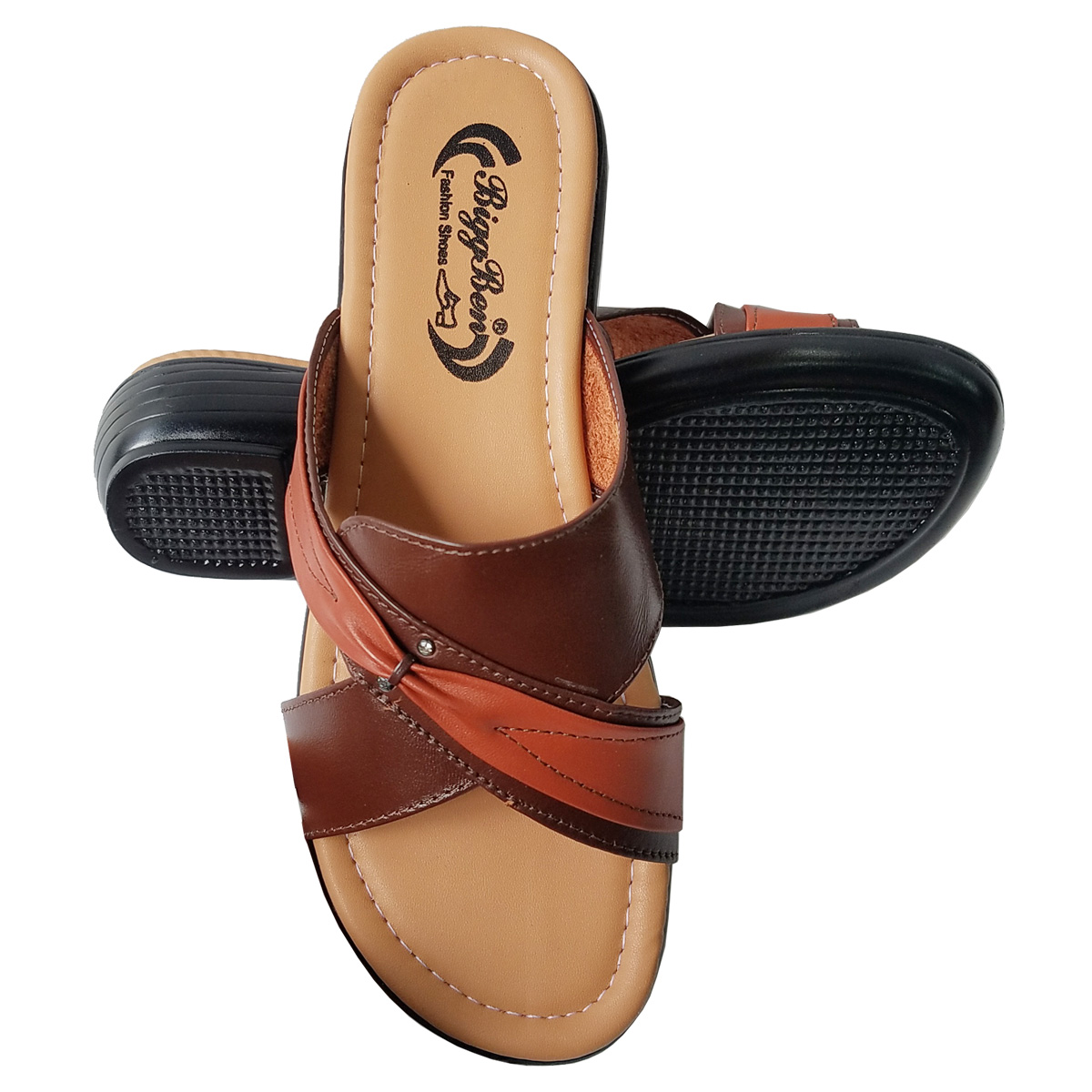 Bigben High Quality Cow Leather Women's Sandals Dnqn12