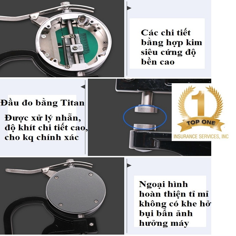 máy đo độ dày độ chia 0.001mm