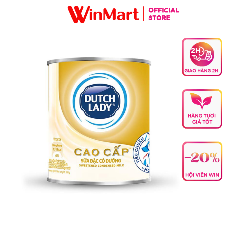 [Siêu thị WinMart] - Sữa đặc có đường Dutch lady nguyên kem lon 380g