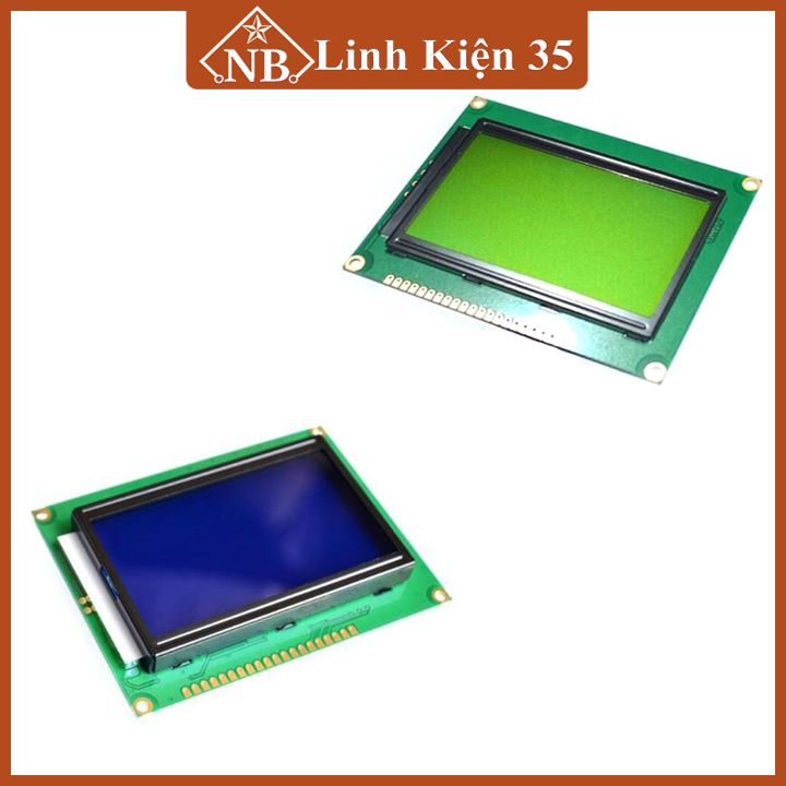 Màn hình 12864 5V (xanh dương/xanh lá tùy chọn)