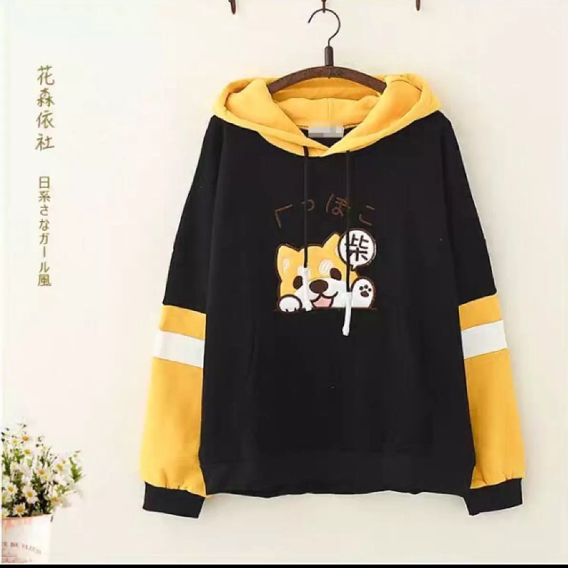 [HCM]ÁO KHOÁC ÁO KHOÁC HOODIE UNISEX NAM NỮ CHÓ CON HÍ HỬNG SIÊU XINH CHẤT VẢI CAO CẤP PINK SHOP