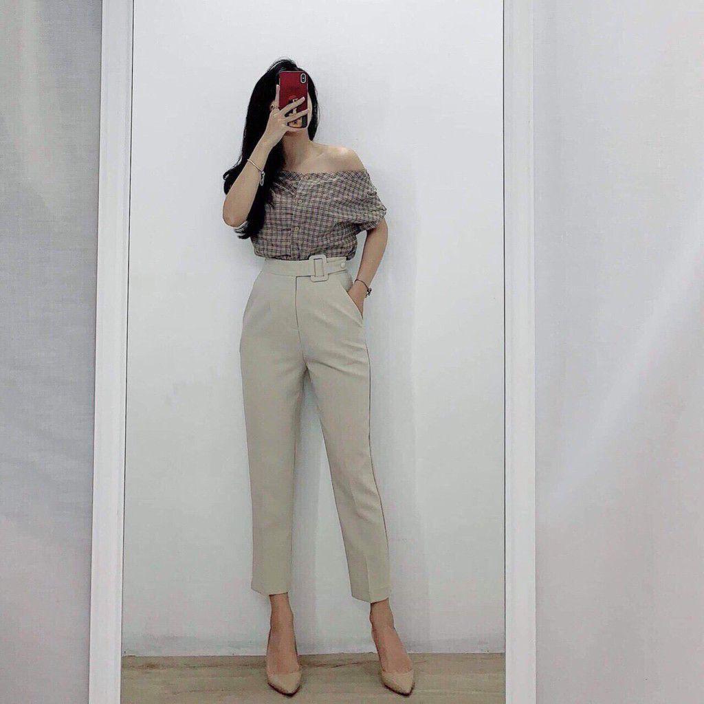 Quần Baggy đai vuông mới