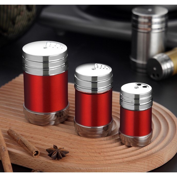 Lọ đựng tiêu, bột ngọt, gia vị INOX, lọ tiêu inox, lọ đựng tăm inox bền đẹp