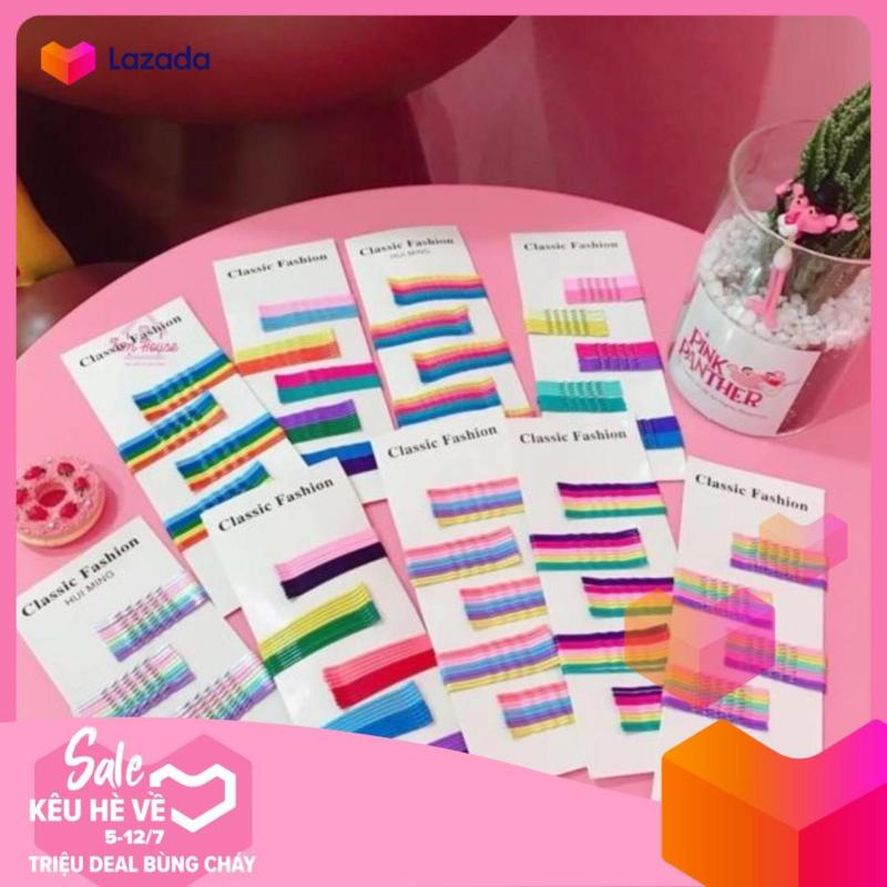 Vỉ kẹp tăm màu sắc 50 cái